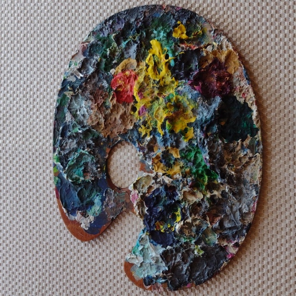 Goopy paint palette